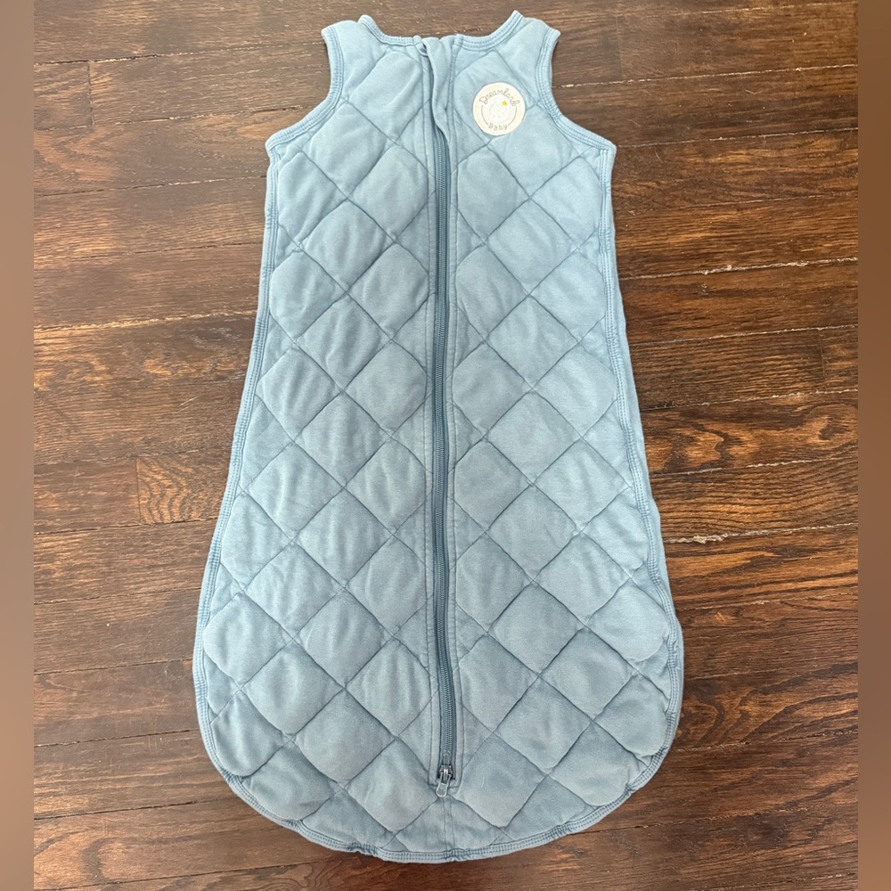 Cozy Blue Quilted Kids Sleep Sack